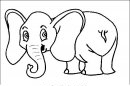 disegno di elefante dalle grandi orecchie